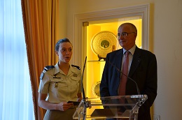 Remise de chèque du 1er Régiment du train parachutiste (30 juin 2015)