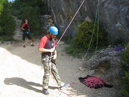 CReBAT 3 – activité descente en rappel (3 juillet 2015)