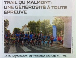 Le Trail du Malmont dans le Terre Information Magazine de novembre 2015