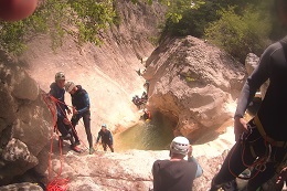 CReBAT 7 – 5ème journée : canyoning (26 mai 2016)