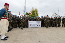 Remise d’un superbe don du 1er régiment de tirailleurs (décembre 2016)