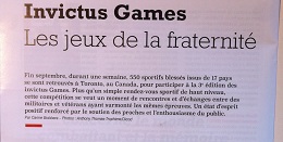 Armées d’aujourd’hui revient sur les Invictus Games 2017 (septembre 2017)