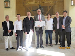 Remise du chèque de l’association Handicirque (20 avril 2018)