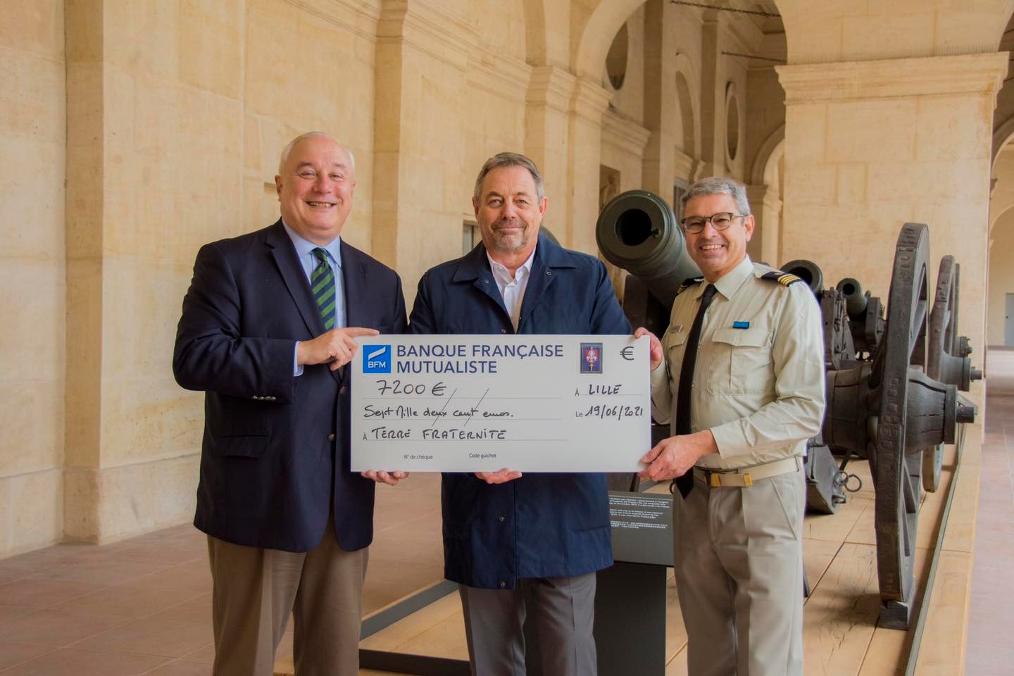 Remise de chèque du tournoi de Villeneuve-d’Ascq (novembre 2021)