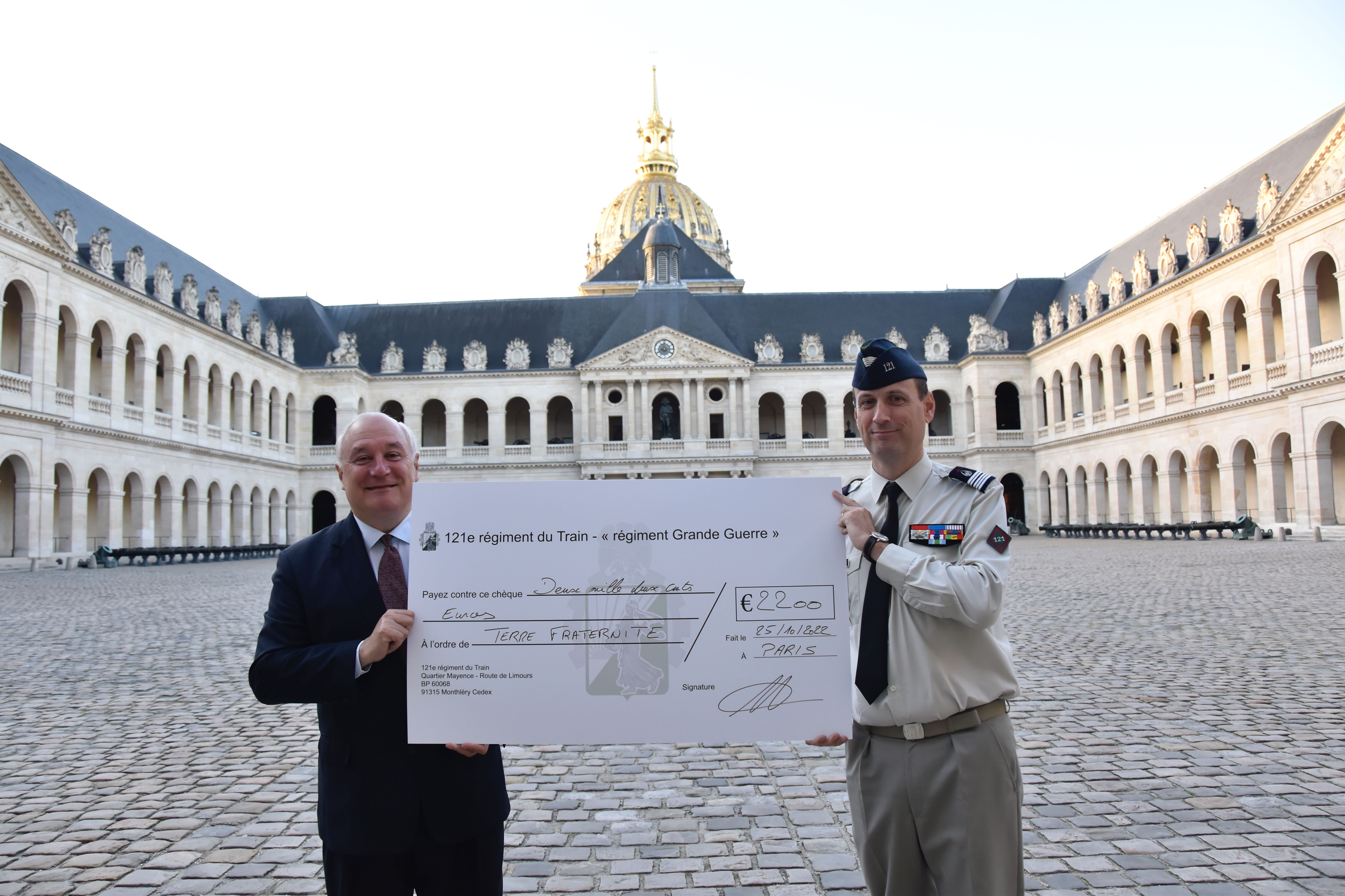 Merci au 121e régiment du train ! (24 octobre 2022)