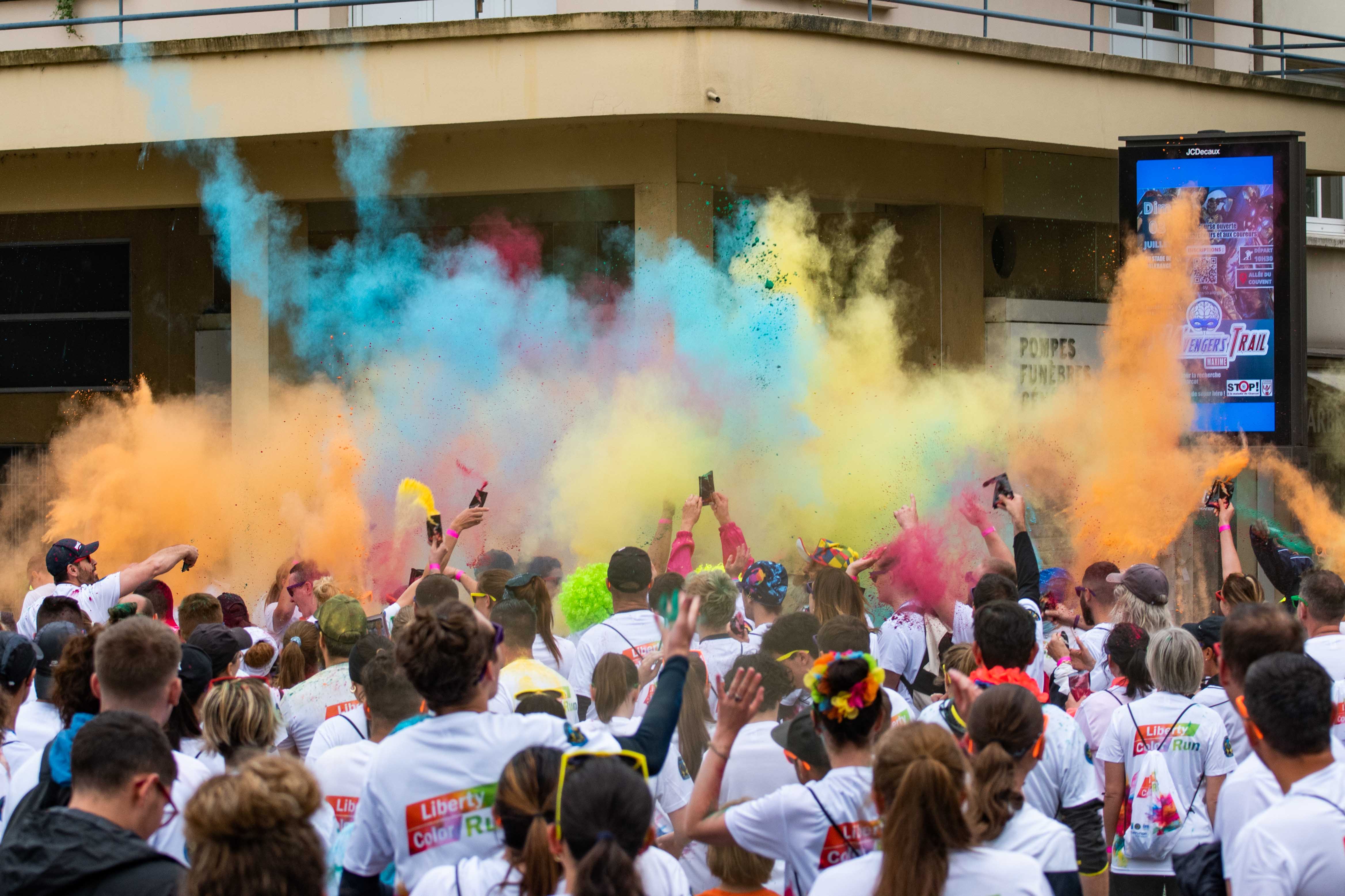 Merci pour la Liberty Colour Run du 40e RT (remise du chèque en octobre 2022)