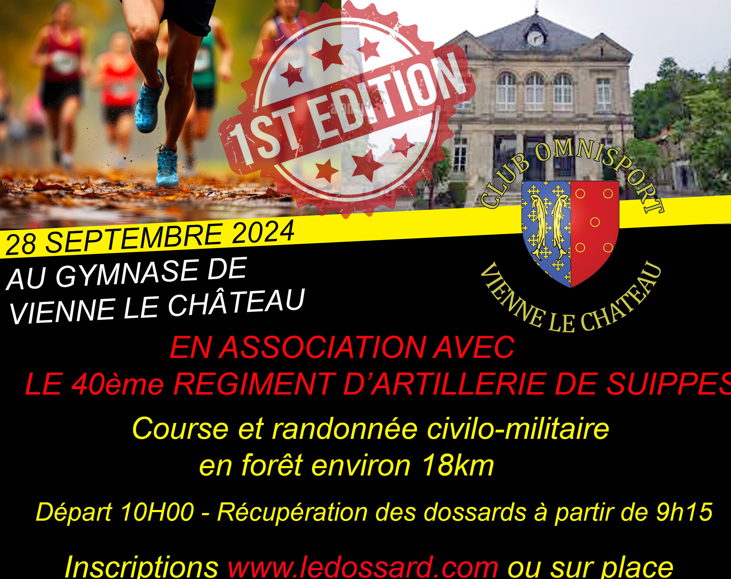 Course à Vienne-le-Château (28 septembre 2024 – 10h00)